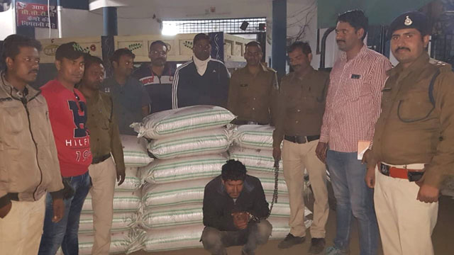भानपुरा पुलिस ने बरामद किया लाखों रूपयों का डोडाचूरा