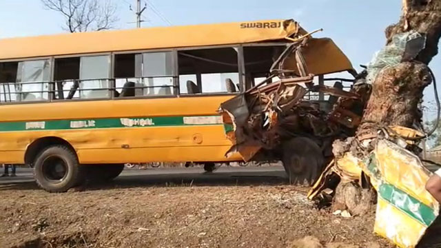 School Bus Accident Sagar