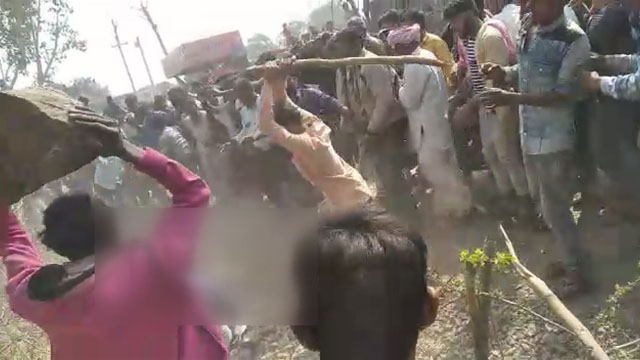 villagers attack
