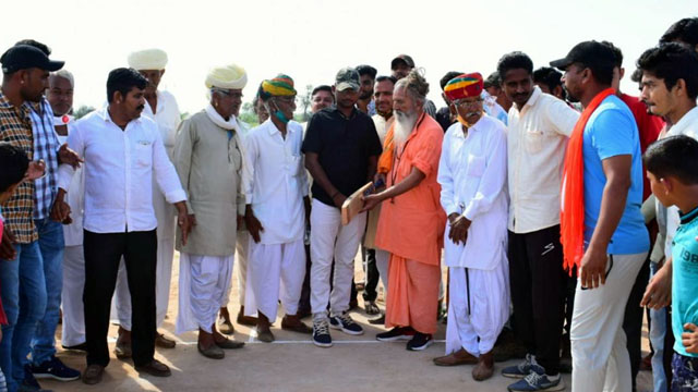 Cricket tournament started in bhalsariya jodhpur