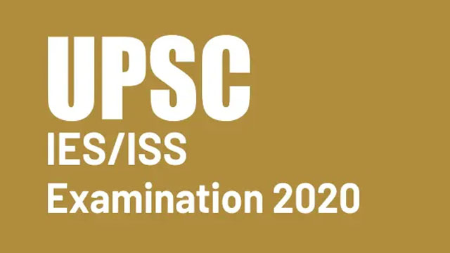 upsc ies iss examinisation 2020