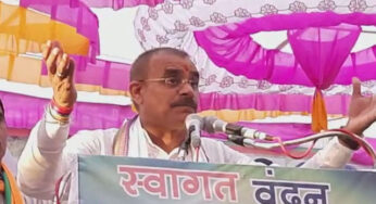 हाटपिपल्या उपचुनाव, बीजेपी प्रदेशाध्यक्ष वीडी शर्मा पहुंचे ग्राम डेरिया साहू