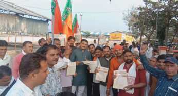 कृषि कानून का समर्थन, हाटपीपल्या विधायक ने किया प्रचार
