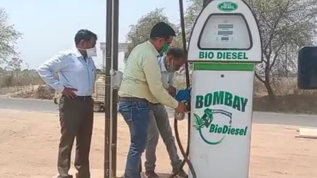 Illegal petrol pump burhanpur