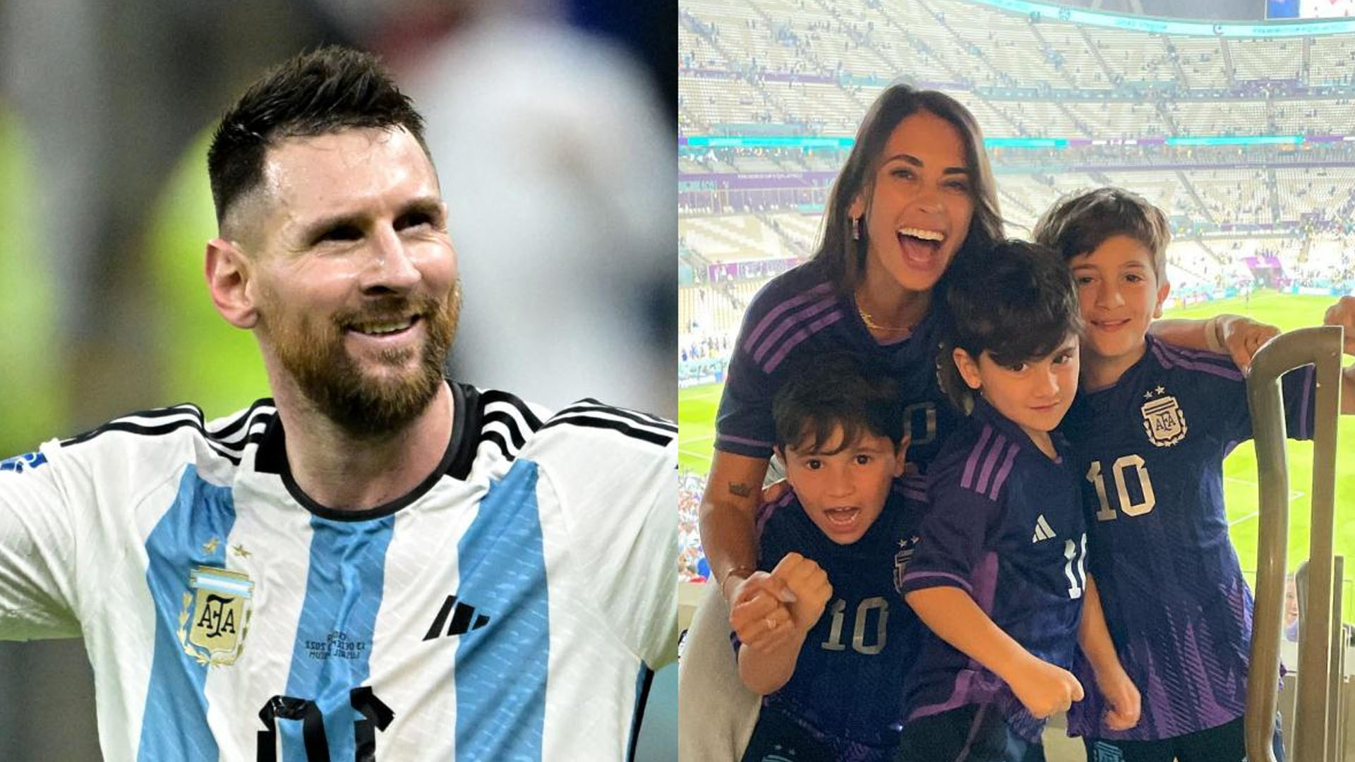 Messi's wife is a model and fashion designer.