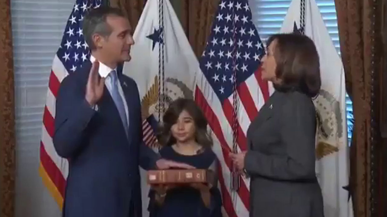 Eric Garcetti sworn in as US ambassador to India