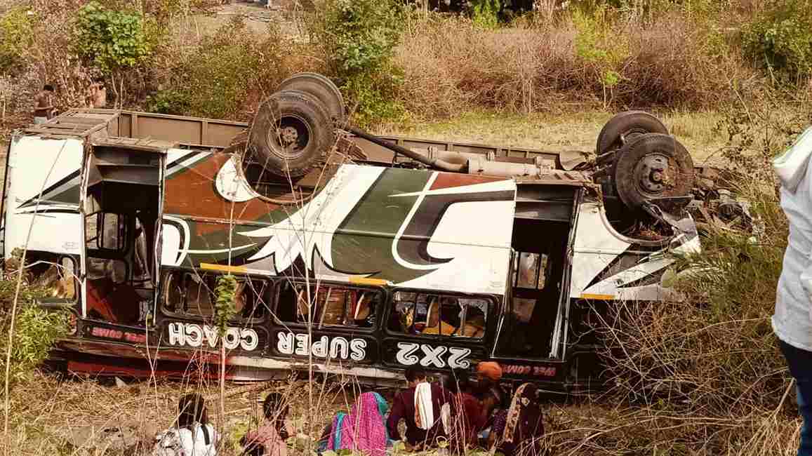 amarwar bus accident news