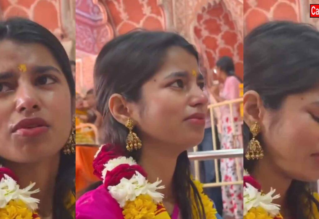 Maithili Thakur Emotinal Video from Jaipur Temple