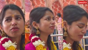 Maithili Thakur Emotinal Video from Jaipur Temple