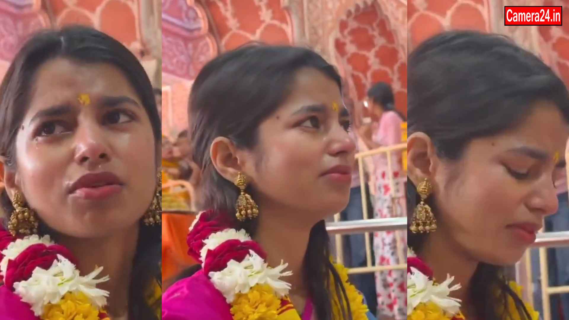 Maithili Thakur Emotinal Video from Jaipur Temple